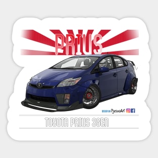 Toyota Prius 2JZ Blue Sticker